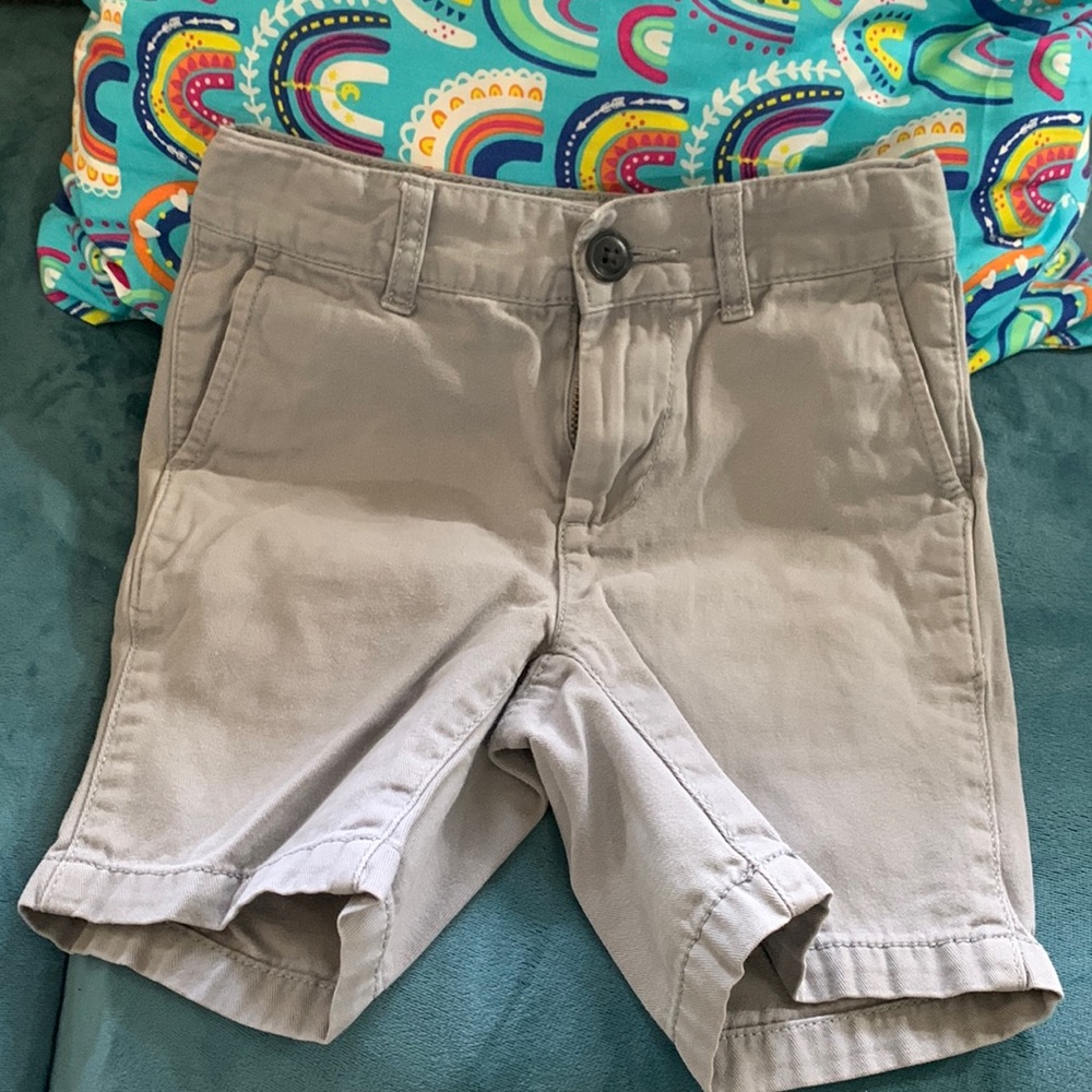 Little boys size 4 grey shorts